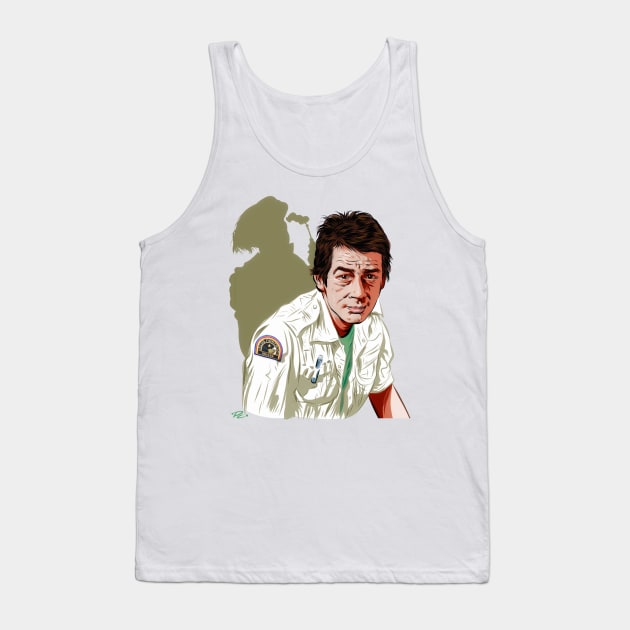 John Hurt - An illustration by Paul Cemmick Tank Top by PLAYDIGITAL2020